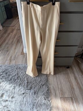 Ralph Lauren Cream Boot Cut Dress Pants